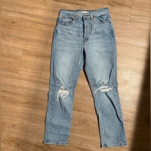 Levis Wedgie Straight Leg Jeans